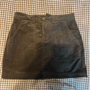 Sanctuary Corduroy Mini Skirt in Dark Brown